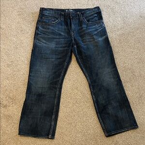 Silver Jeans Men's Dark Blue Relaxed Jeans